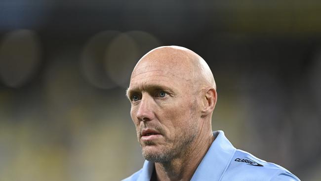 Cronulla coach Craig Fitzgibbon opens up on the Sharks poor finals record, the young guns ready to take the next step and if his side is lacking a genuine X-factor. Picture: Getty Images