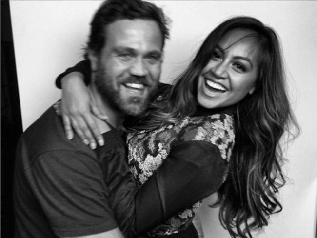 Jess Mauboy and stylist Mikey Ayoubi before the Melbourne Cup debacle.