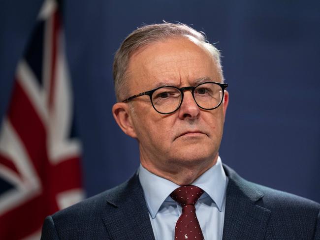 SYDNEY, AUSTRALIA - NewsWire Photos , AUGUST 26, 2022: Prime minister Anthony Albanese speaks to the media during a press conference in Sydney.  Picture: NCA NewsWire / Flavio Brancaleone