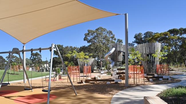 During the opening families and children enjoyed the new play equipment, walking tracks and gardens. Picture: Supplied