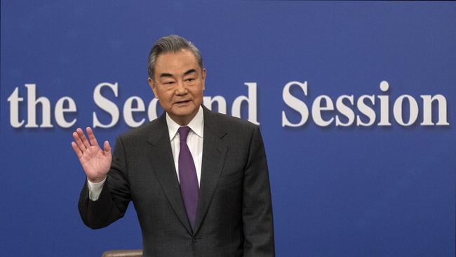 China’s Foreign Minister Wang Yi will meet Penny Wong next week for the Australia-China Foreign and Strategic Dialogue. (Photo by Kevin Frayer/Getty Images)