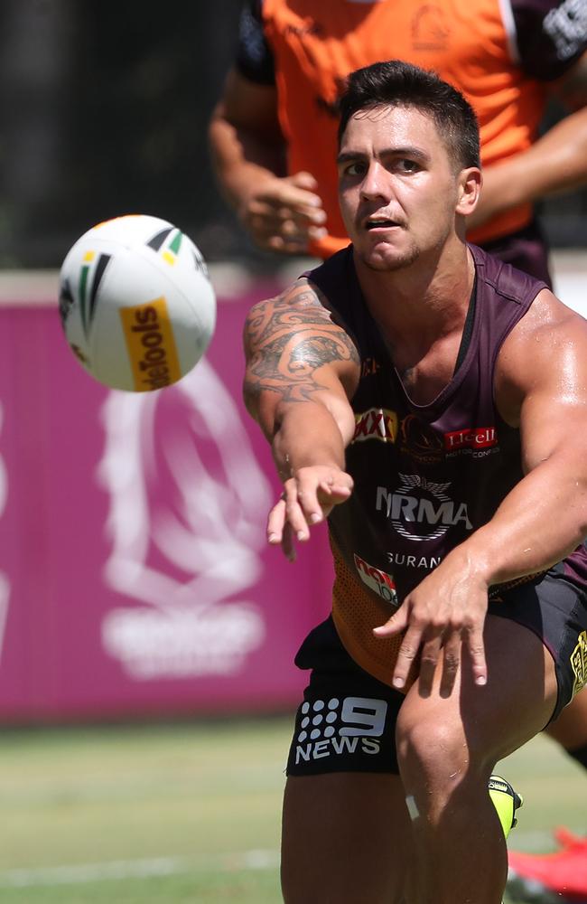 Nikorima has learnt from fatherhood. Picture: Peter Wallis