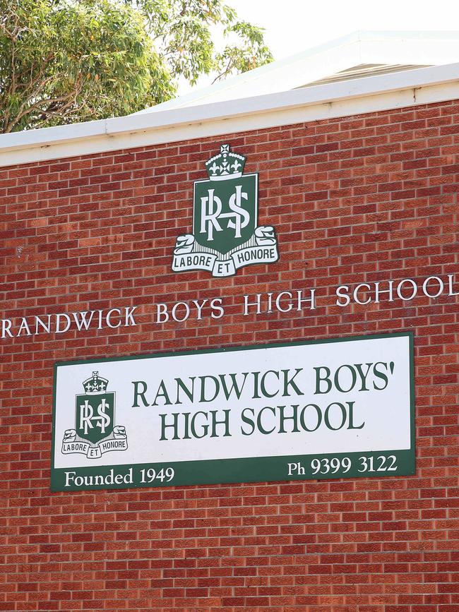 Randwick Boys High School at Randwick in Sydney.