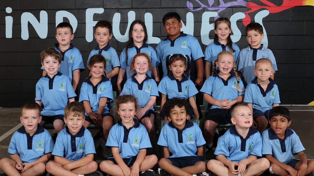 My First Year: Ormeau State School Prep E. Back row: Benji, Luka, Ruby, Jaxson, Isabella, Arlo. Middle row: Pymm, Zariah, Brooklyn, Avia-Rose, Freya, Owen. Front row: Vinny, Lucas, Elodie, Adam, Kash, Ryaan. Picture Glenn Hampson