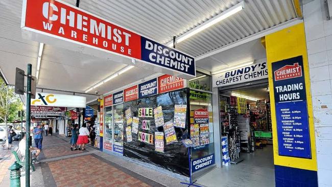 Pym walked out of Chemist Warehouse Bundaberg with the $449 bottle of perfume in his pants, closely followed by his girlfriend.