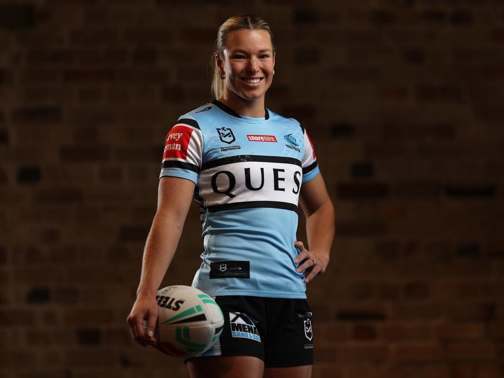 Emma Tonegato is confident despite the Sharks’ form slump coming into finals. Picture: Matt King/Getty Images