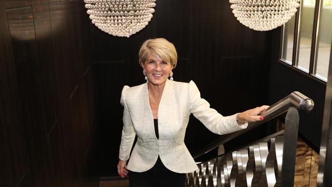 Former foreign minister Julie Bishop. Picture: Kym Smith