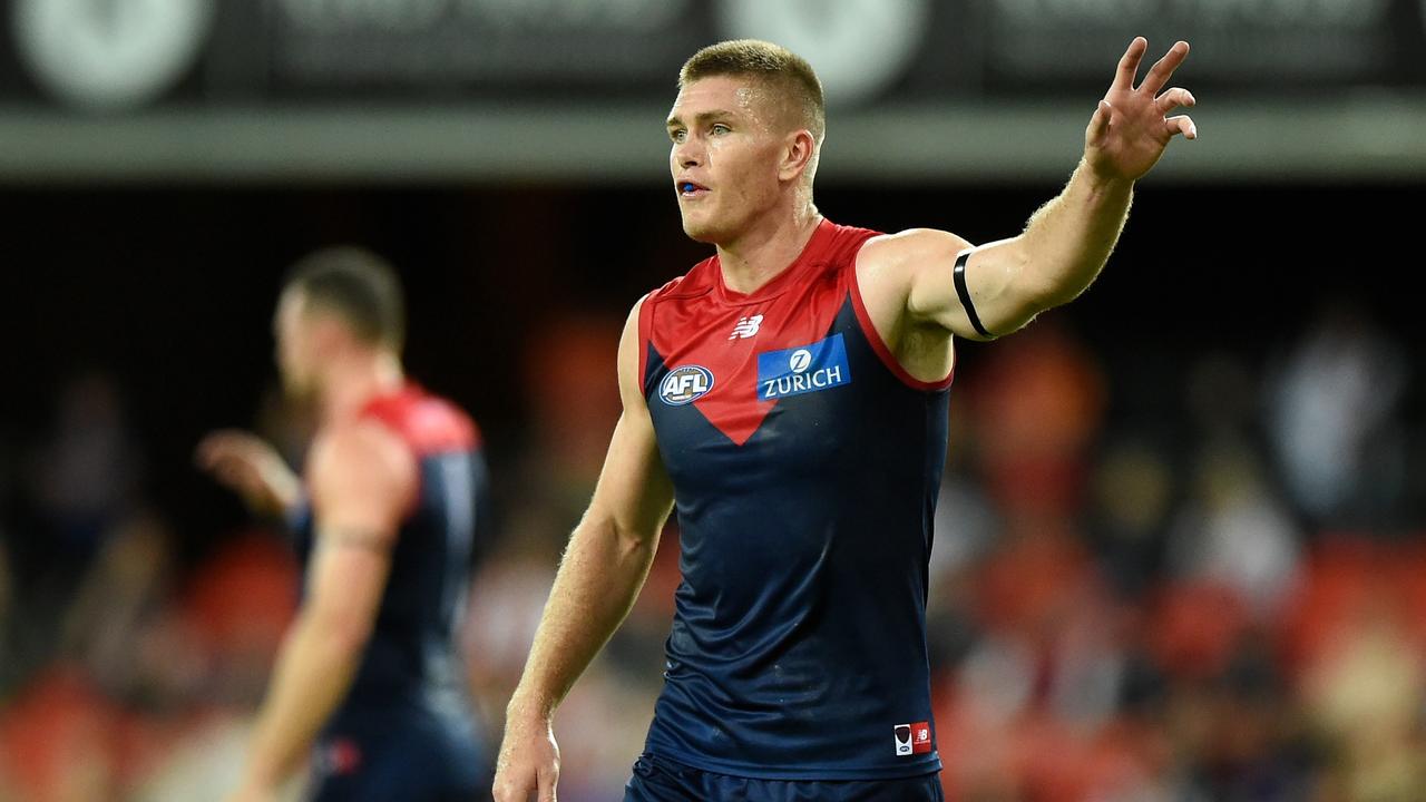 Adam Tomlinson will return for the Demons. Picture: Matt Roberts/AFL Photos/Getty Images