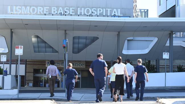 Some of the fantastic and brave staff from Lismore Base Hospital tackling the COVID-19 pandemic.