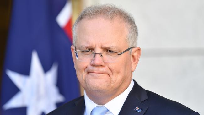 Prime Minister Scott Morrison is still pursuing a suppression strategy to fight the coronavirus. Picture: Getty