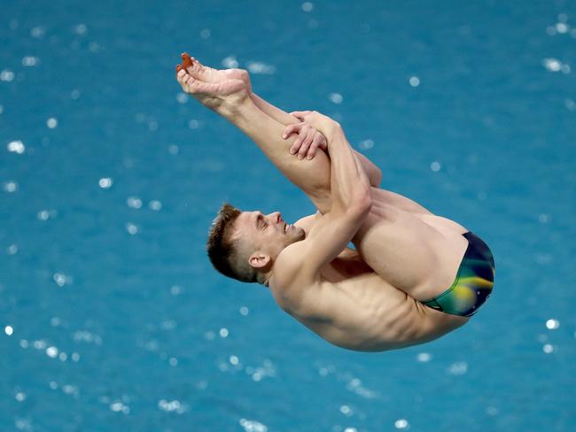 Grant Nel of Australia competes in the Men’s Diving 3m Springboard Preliminary Round on Day 10 of the Rio 2016 Olympic Games at Maria Lenk Aquatics Centre on August 15, 2016 in Rio de Janeiro, Brazil. (Photo by Al Bello/Getty Images)