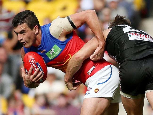 The Lions are unsure about Tom Rockliff. Picture: Colleen Petch