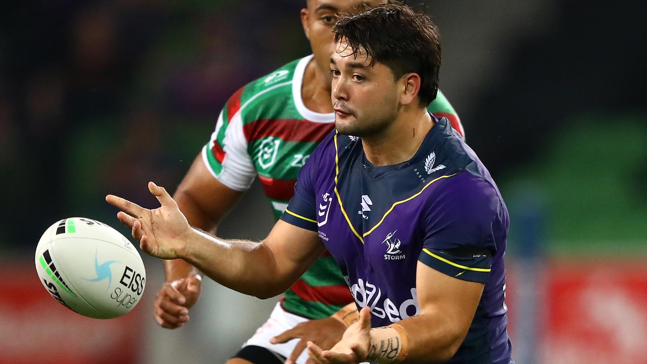 Melbourne Storm forward Brandon Smith is shaping as the most in-demand player on the free agency market. Picture: Robert Cianflone/Getty Images