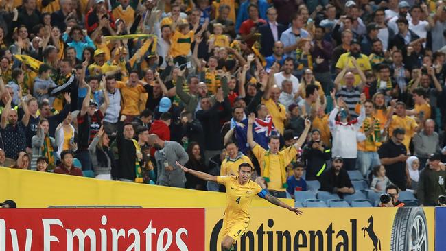 Cahill saved Australia once again. (Photo by Ryan Pierse/Getty Images)