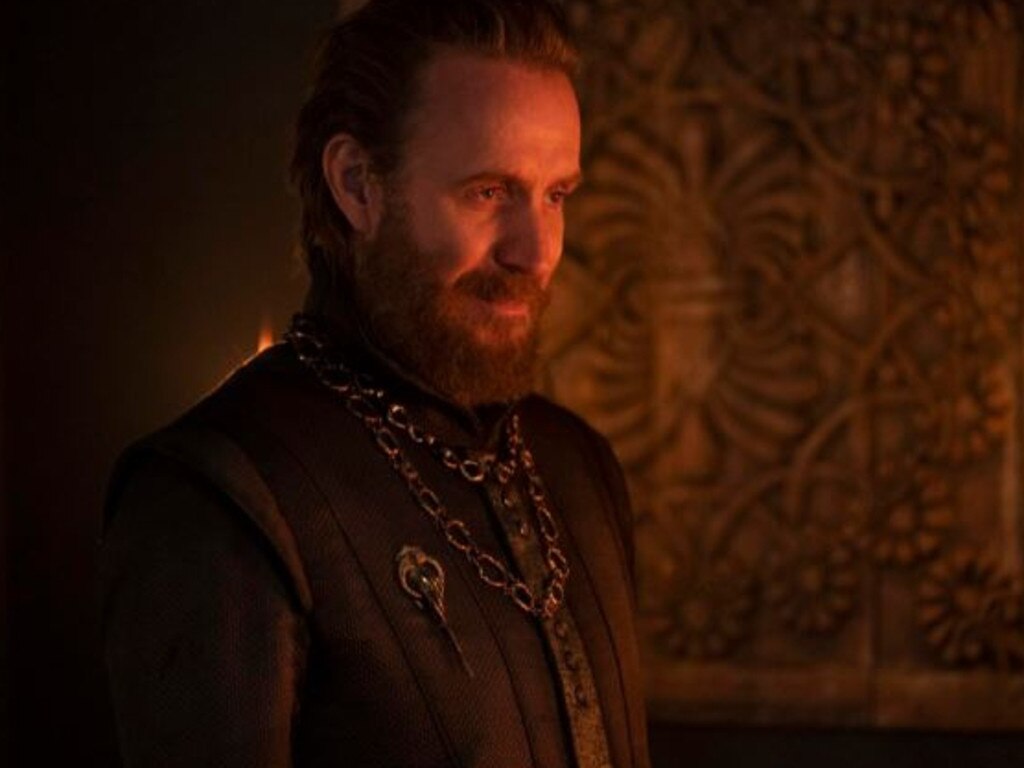 Rhys Ifans stars as Otto Hightower, Hand of the King and father of Alicent, in House of the Dragon. Picture: HBO