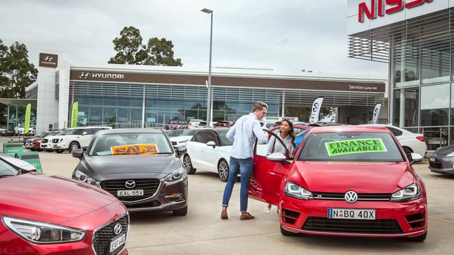 Used car prices are starting to wane. Picture: Thomas Wielecki