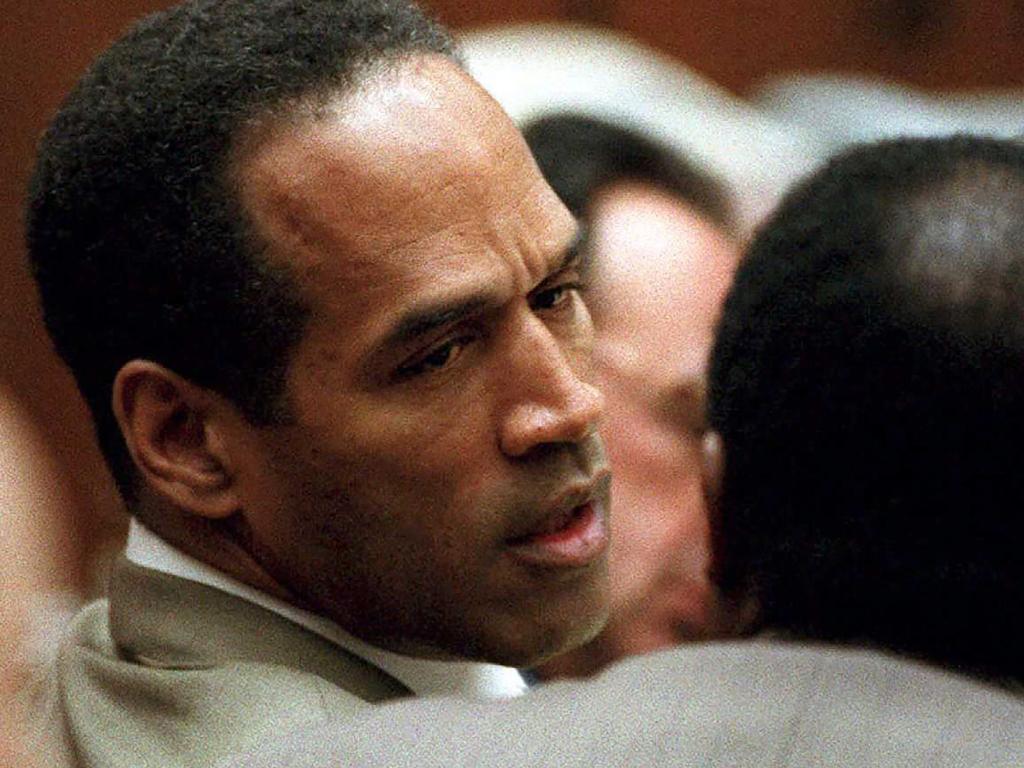 OJ Simpson pictured during ‘the trial of the century’. Picture: Lee Celano/AFP