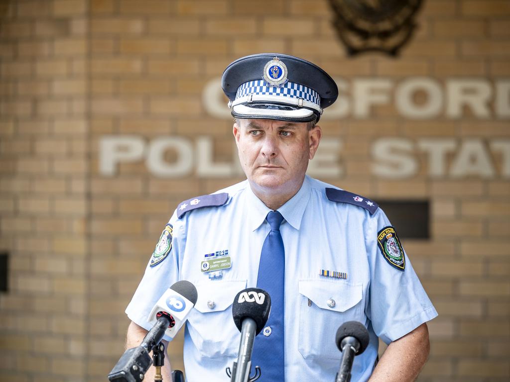 Brisbane Waters Police District Superintendent Darryl Jobson said the young boy was found with multiple stab wounds to his chest. Picture: Darren Leigh Roberts