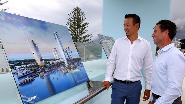 ASF director Louis Chien and Dean LaVigne, development director. Photo: David Clark