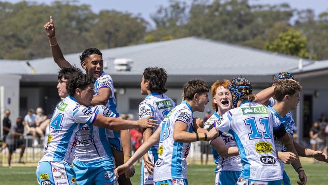 U15s boys Koori Knockout grand final, Mindaribba Warriors vs Campbelltown Ghosts. Picture: Andrea Francolini