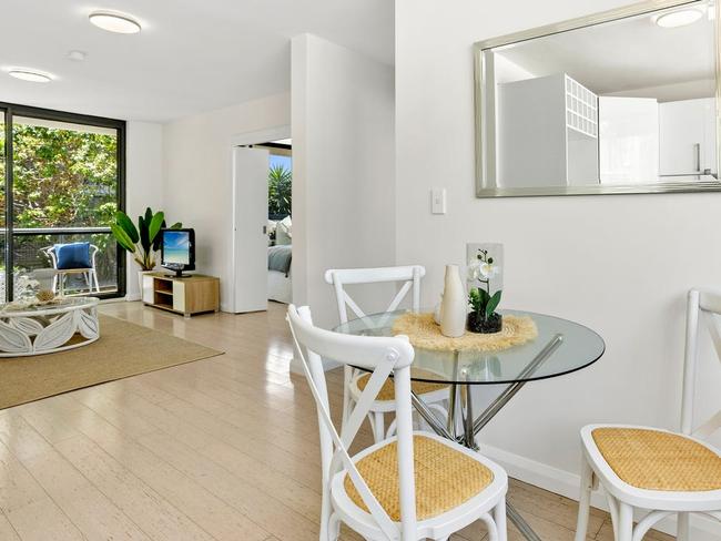 The first-floor unit in the Tambu building, is near Narrabeen Surf Club. Picture: realestate.com.au