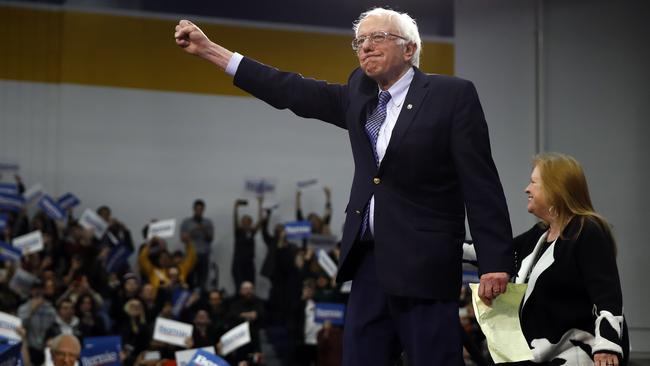 Sanders and his far-left policies could be an easy target for Republican ridicule. Picture: AP