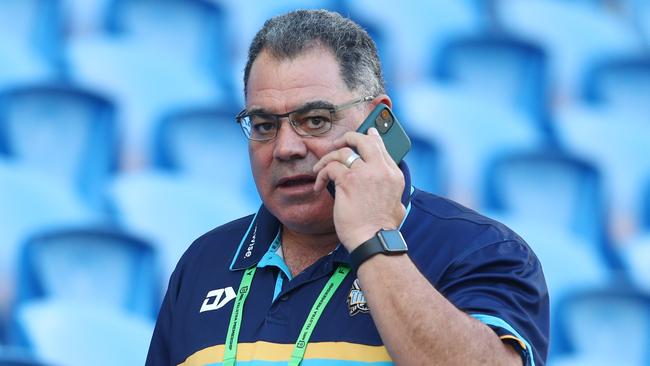 Mal Meninga is keen to stay on at the Titans. Picture: Chris Hyde/Getty Images