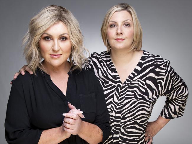 Meshel Laurie and Emily Webb from the Australian True Crime podcast. Picture: Supplied