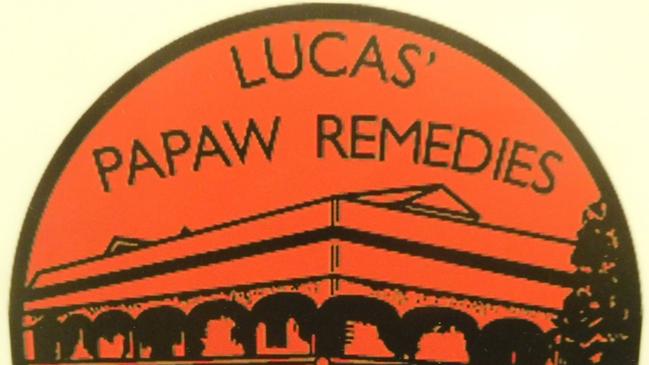 Early labelling for Dr Lucas’s famous Papaw Ointment.