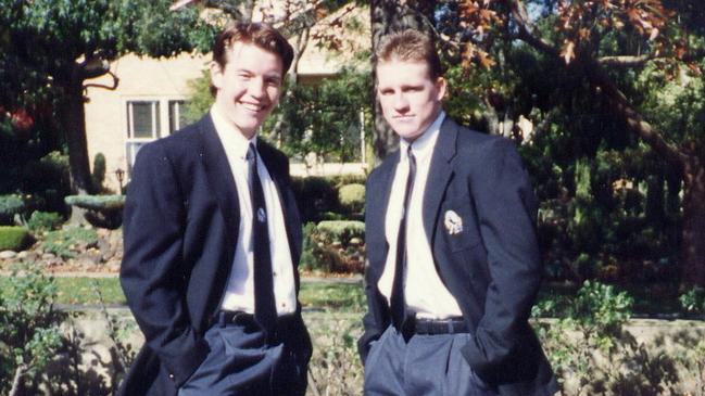 Nathan Buckley and Brenton Sanderson lived together in their first year at Collingwood in 1994.