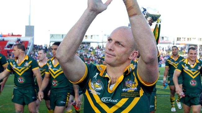 Darren Lockyer was nine when he first dreamt of wearing the coveted green-and-gold jumper. Picture: Gregg Porteous