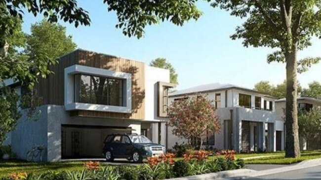 How the homes at Frasers' proposed estate at the Keperra Quarry site will look.