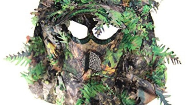The distinctive mask used by the Central Coast attacker.