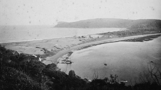 The Barrenjoey peninsula in the 1880s. State Library of NSW