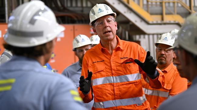 Rio Tinto chief executive Jakob Stausholm: ‘Arcadium brings huge skills to the table particularly in processing capability.’ Picture: Lyndon Mechielsen