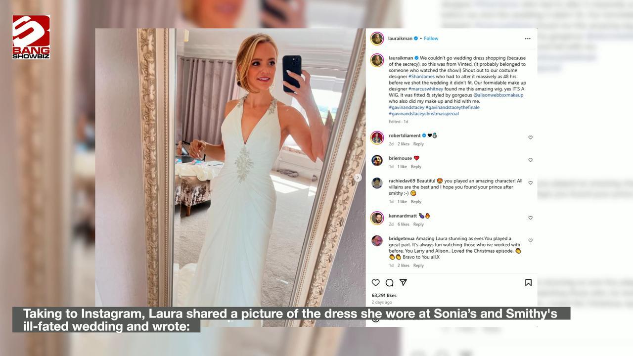 Laura Aikman details wedding dress plans to keep Sonia's return secret