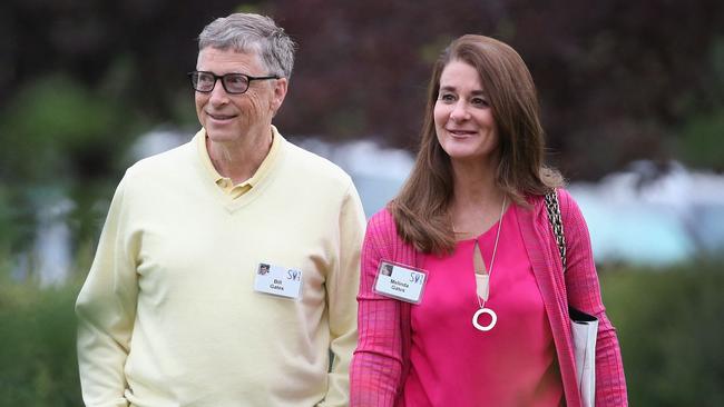 Billionaire Bill Gates and his wife Melinda.