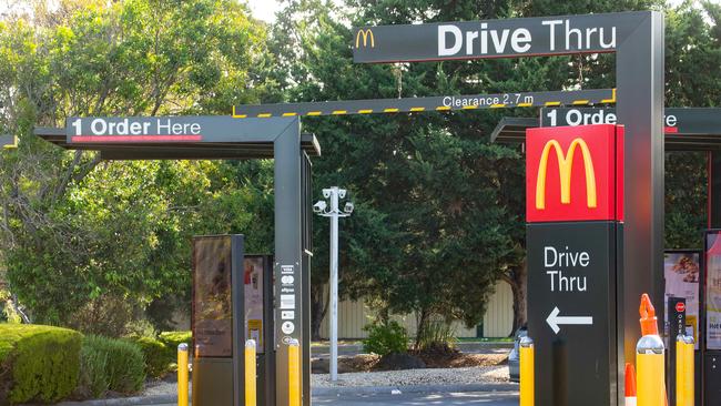 The McDonald’s Thomastown drive through was added as a tier 2 exposure site. Sarah. Picture: NCA NewsWire / Sarah Matray