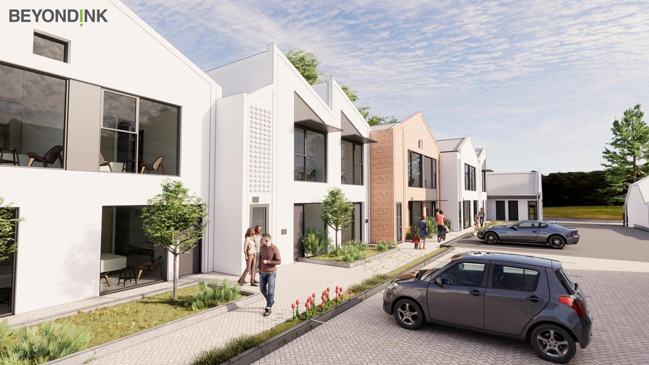 Artist impression of high-end tourist accommodation that's been approved for Hahndorf's main street. Picture: Beyond Ink