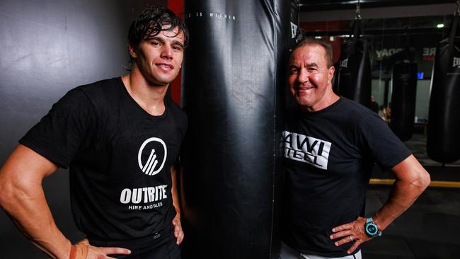 Jarvis had a falling out with trainer Jeff Fenech ahead of the fight. Picture: Justin Lloyd.