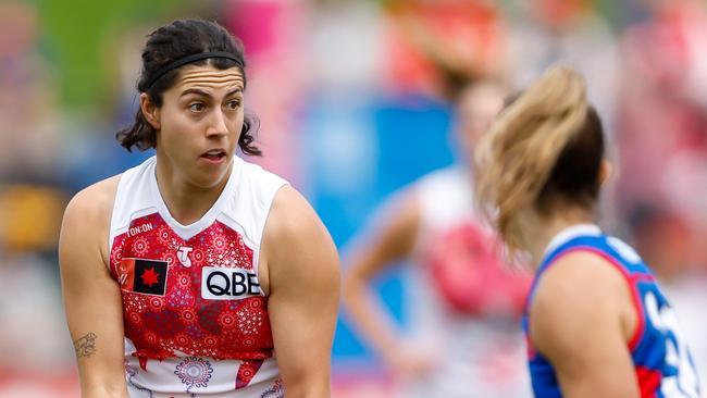 Rebecca Privitelli was dynamic yet again. Picture: Dylan Burns/AFL Photos