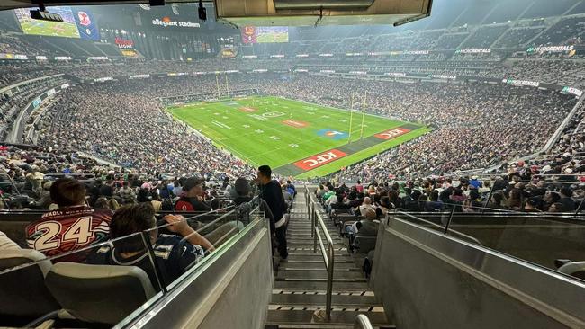 The crowd at last year’s Las Vegas NRL game.