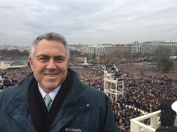 Hockey at US President Donald Trump's inauguration in 2016. Picture: Twitter