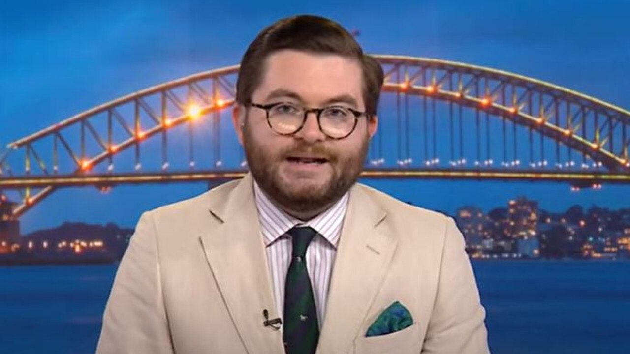 Sky News host Caleb Bond discusses the Communist Party of Australia's support for the Voice. Picture: Sky News