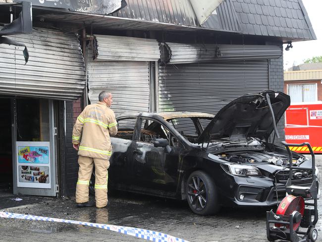 There have been more than 110 firebombings of tobacco stores in Victoria. Picture: David Crosling