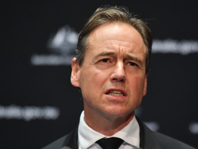 Health Minister Greg Hunt says young people need to realise they are not immune. Picture: AAP