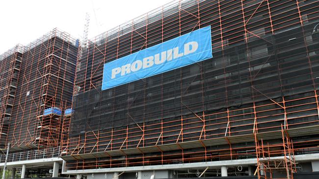 Probuild’s demise shook the construction industry in 2022. Picture: Andrew Henshaw