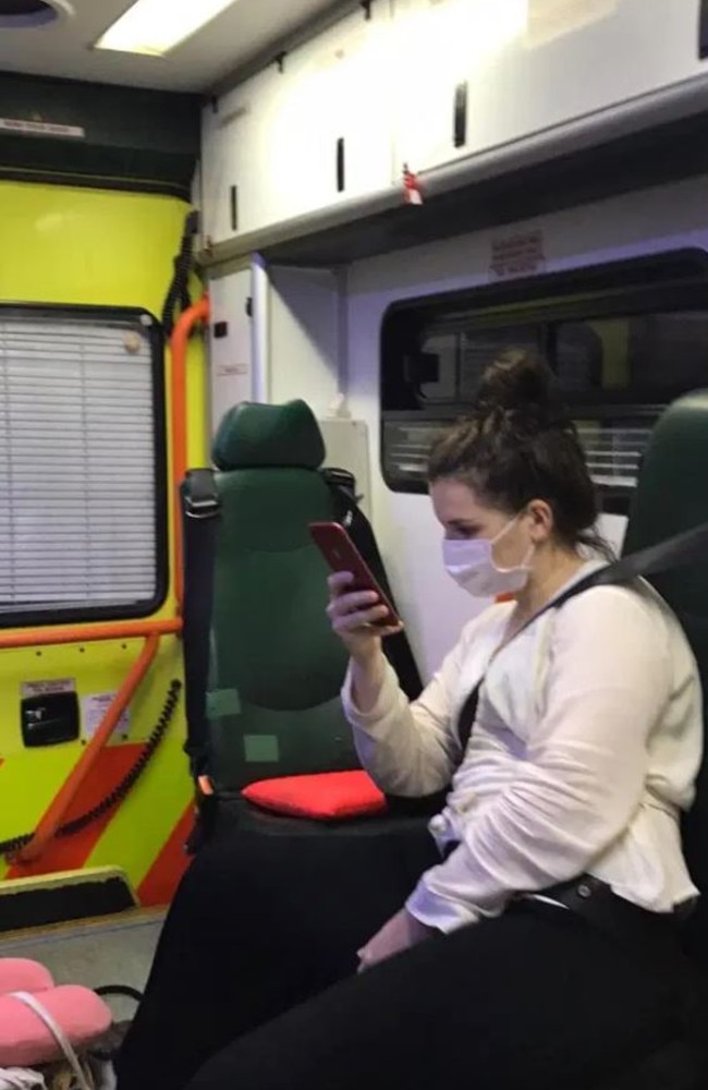 Both were examined by doctors as they tried to explain it had all been a big mix up. Picture: Julia Walentin