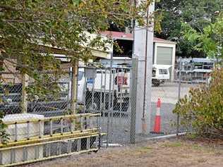 BREAK IN: Biggenden Ergon Energy depot has been broken into and a quantity of copper wire and tools stolen. Picture: Erica Murree