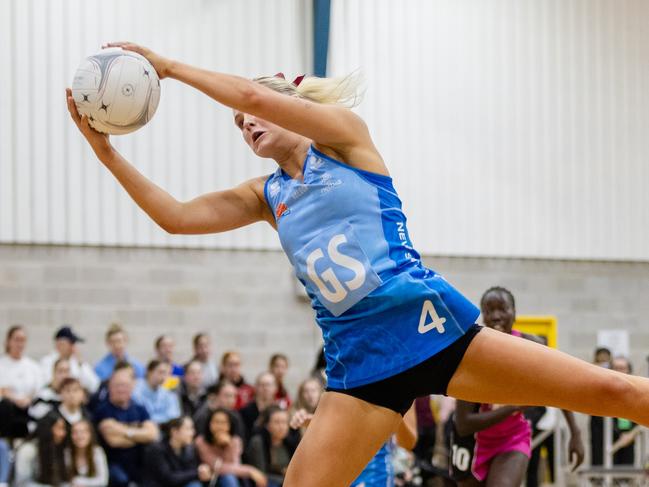 NSW Waratahs Millie Tonkin during the Australian Netball Championships in Canberra. Picture: David Barber /  5 Foot Photography